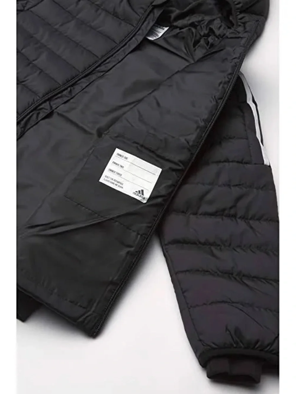 Adidas puffer coat black size XS or 6
